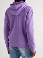 Missoni - Logo-Appliquéd Cotton-Jersey Hoodie - Purple