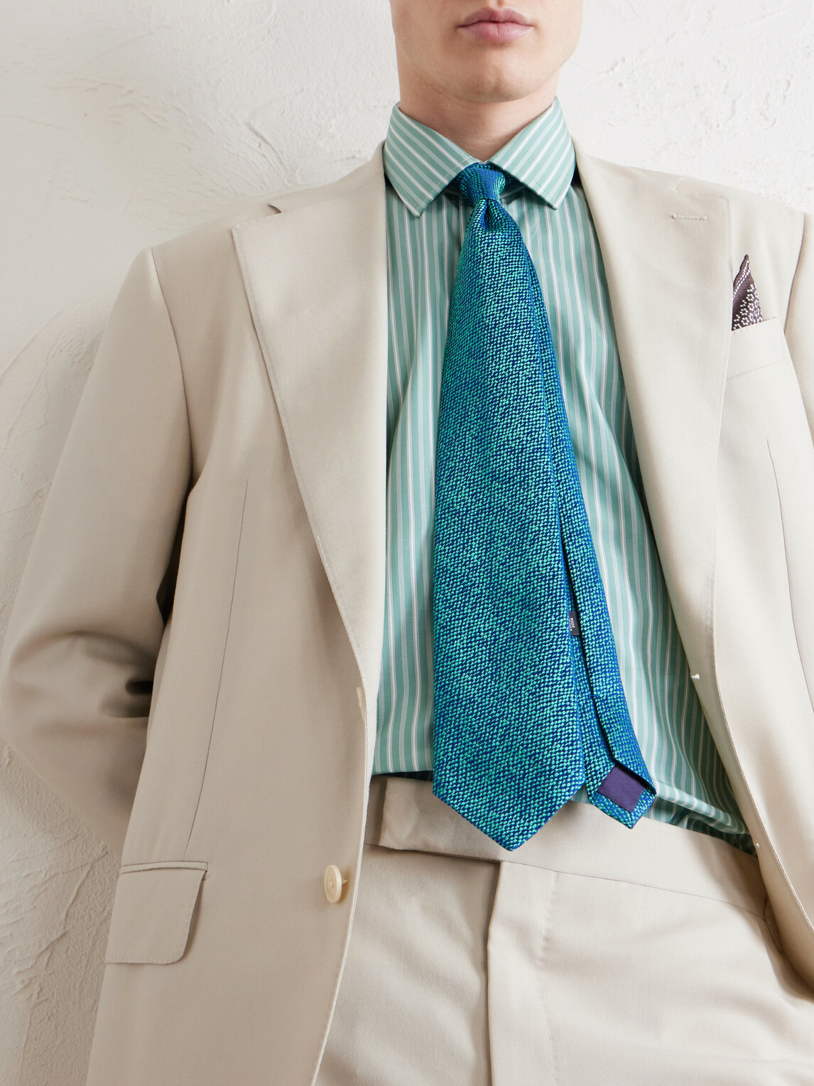 Charvet - 8.5cm Silk-Jacquard Tie