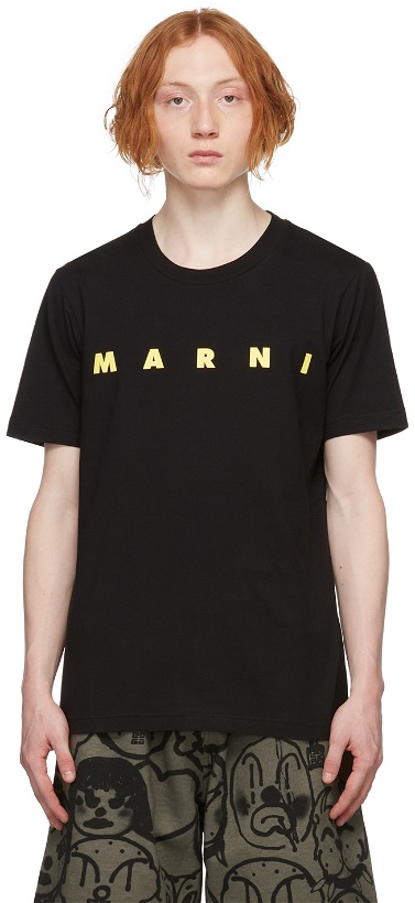 Photo: Marni Black Logo T-Shirt
