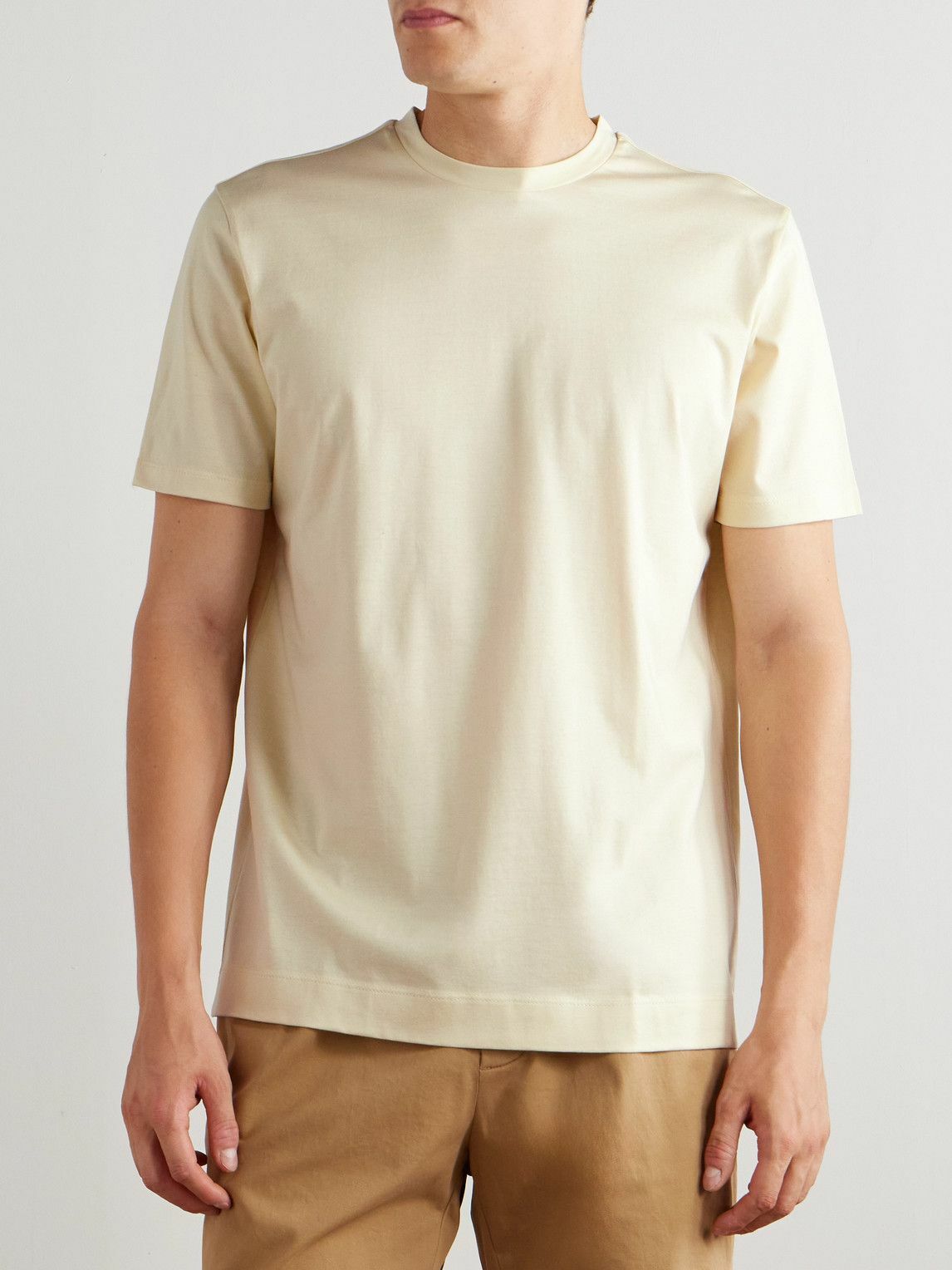 Boglioli - Cotton-Jersey T-Shirt - Neutrals