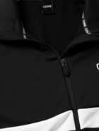 Colmar - Slim-Fit Logo-Print Stretch-Jersey Ski Jacket - Black