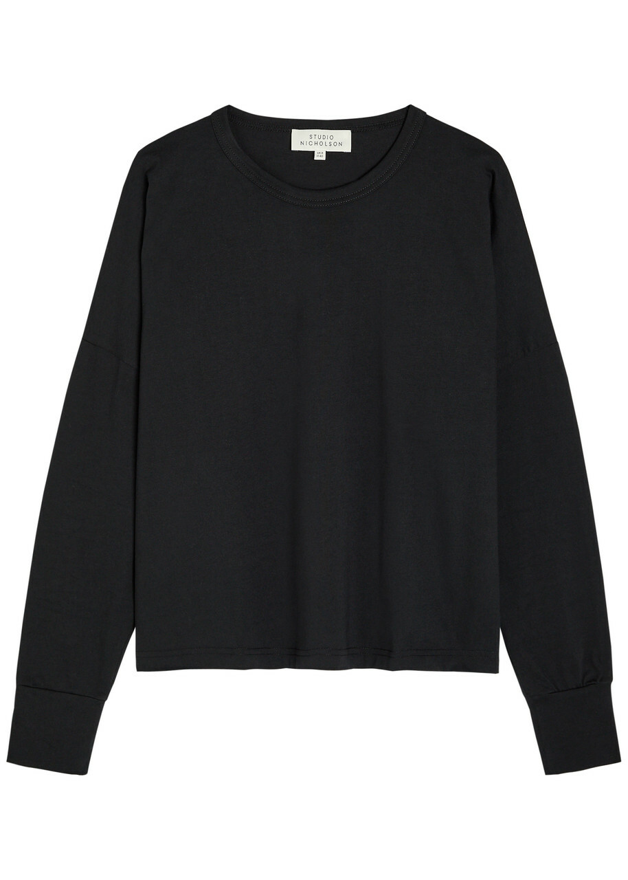 Studio Nicholson Continuity Cotton T-shirt Black