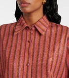 Oséree Lumière striped shirt