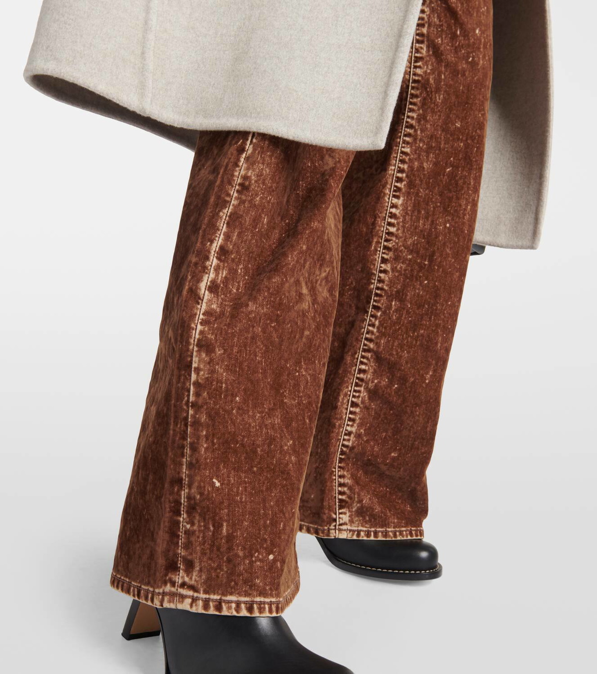 Loewe Mid-rise wide-leg jeans Loewe Loewe Mid-rise wide-leg jeans Loewe