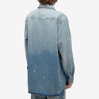 Acne Studios Men's Karty Denim Overshirt in Trafalgar