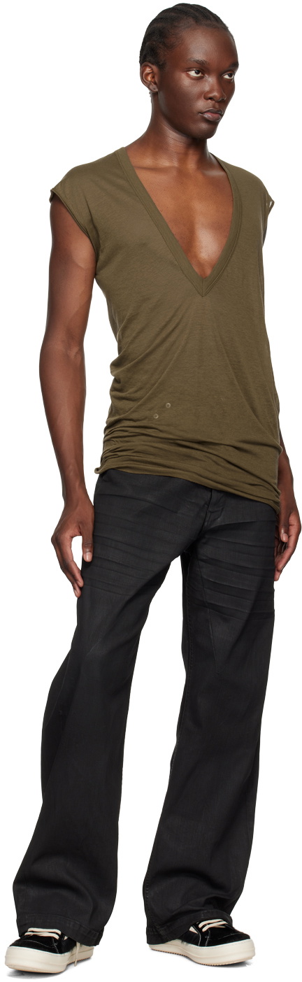 Rick Owens Khaki Porterville Dylan T-Shirt Rick Owens