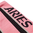 Aries Men's Credit Card Socks in Pink