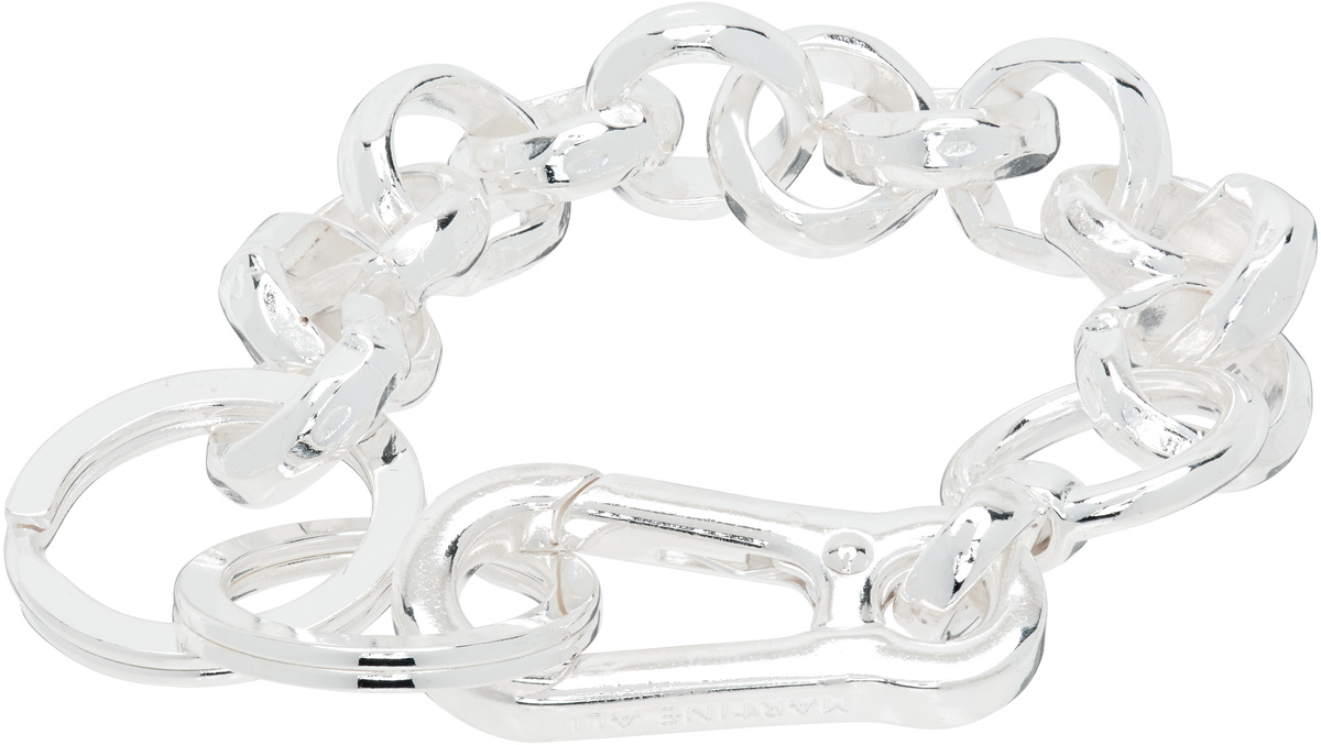 Martine Ali Silver Rolo Hardware Bracelet