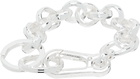 Martine Ali Silver Rolo Hardware Bracelet