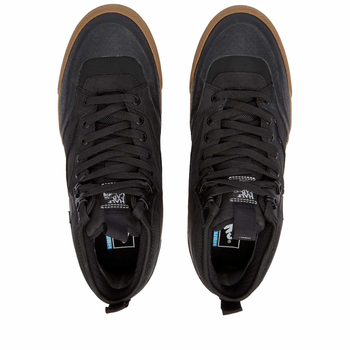 Vans half cab black clearance gum