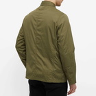 Universal Works Men's Fine Twill Patched Bakers Jacket in Olive