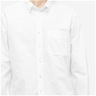Engineered Garments Men's 19th Century Button Down Shirt in White Oxford