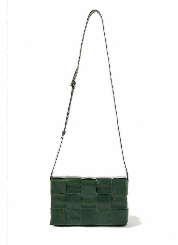 Photo: Bottega Veneta - Cassette Crossbody Bag in Dark Green