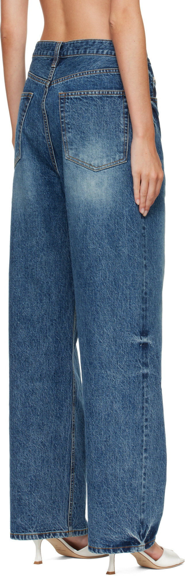 R2W Blue Edric Straight Jeans