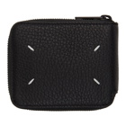 Maison Margiela Black Deerskin Zip-Around Wallet