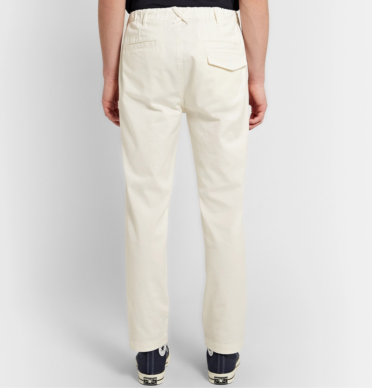 Alex Mill - Slim-Fit Stretch-Cotton Twill Drawstring Trousers ...