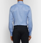 TOM FORD - Light-Blue Slim-Fit Cotton-Twill Shirt - Blue