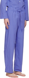 Tekla Blue Striped Pyjama Pants