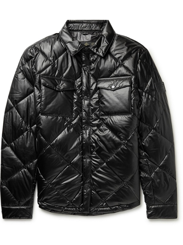 Photo: Barbour Gold Standard - CPO Quilted Shell Shirt Jacket - Black