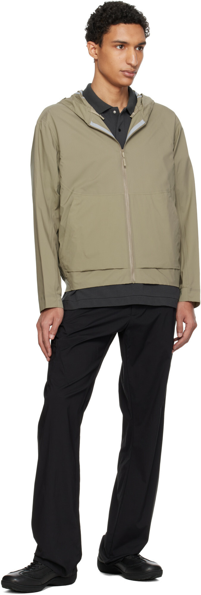 Veilance Taupe Demlo Hoody Jacket
