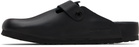 Birkenstock Black Narrow Boston Slip-on Loafers