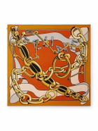 CELINE - Printed Silk Scarf