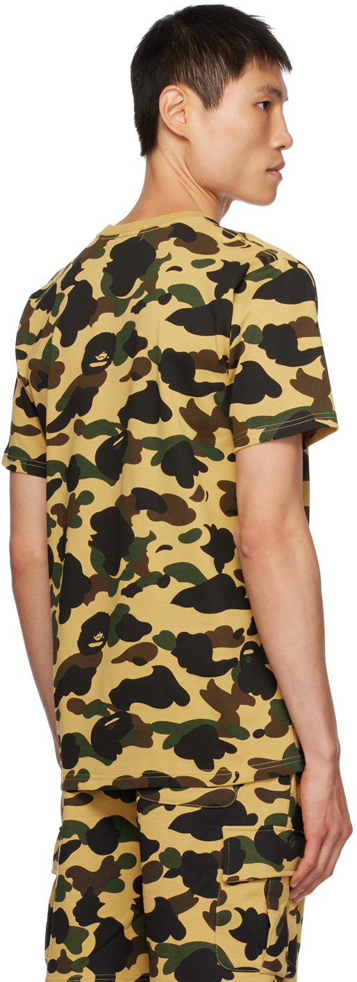 BAPE Yellow 1st Camo T-Shirt A Bathing Ape