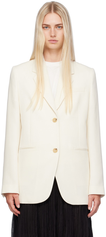 Photo: TOTEME Off-White Tailored Blazer