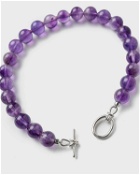 Needles Bracelet   Amethyst Purple - Mens - Jewellery
