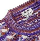 Acne Studios - Kobra Knitted Sweater - Purple