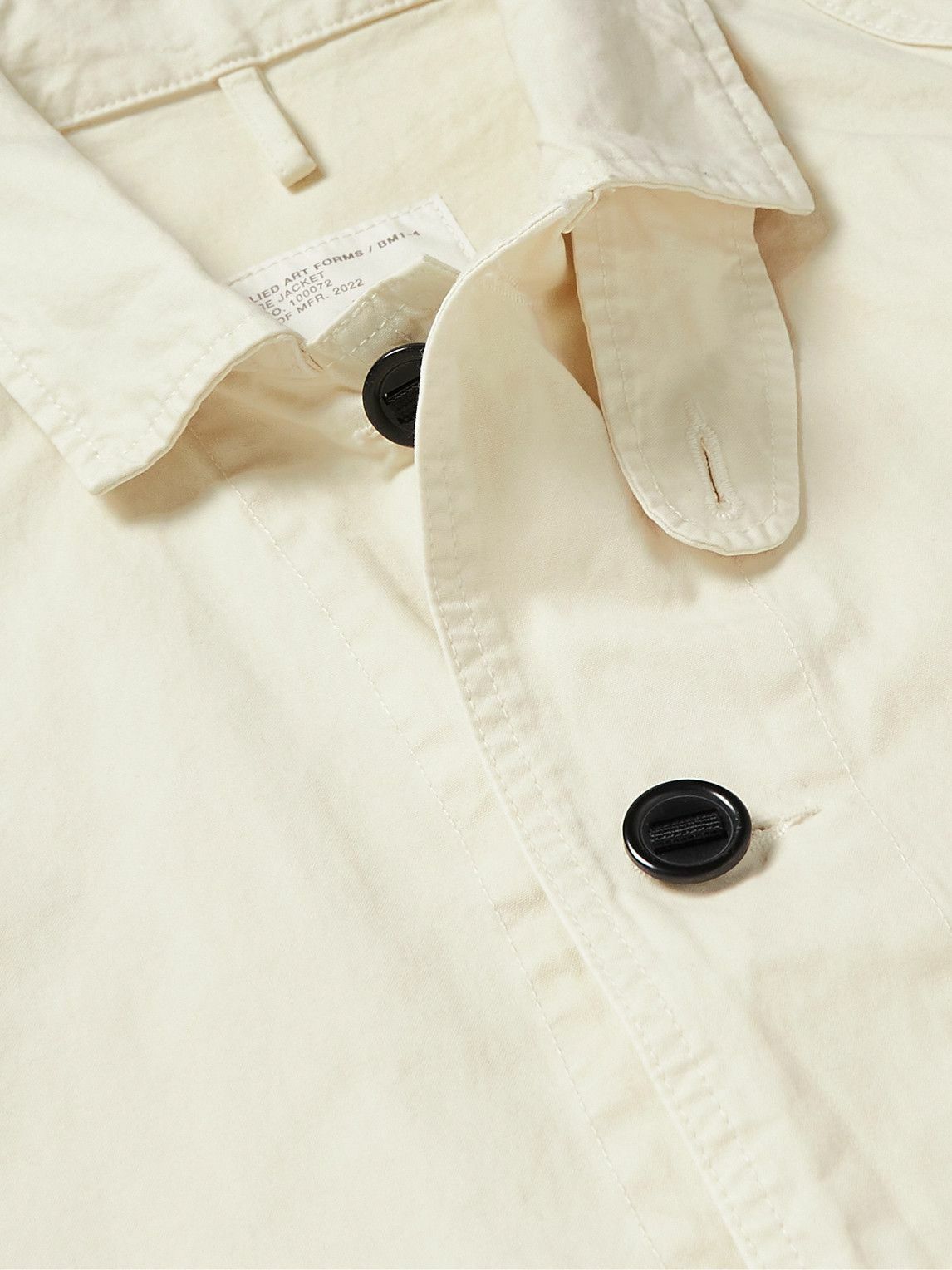 Applied Art Forms - BM1-4 Cotton-Canvas Chore Jacket - Neutrals