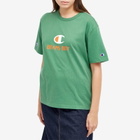 Champion Women's x Beams Boy T-Shirt in Green