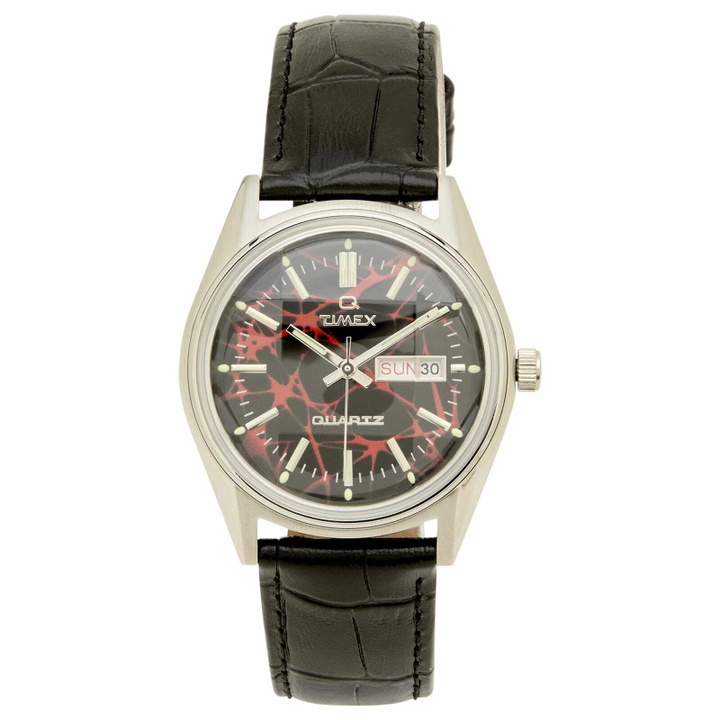 Photo: Timex Q Red Vega Reissue Watch in Red/Black 
