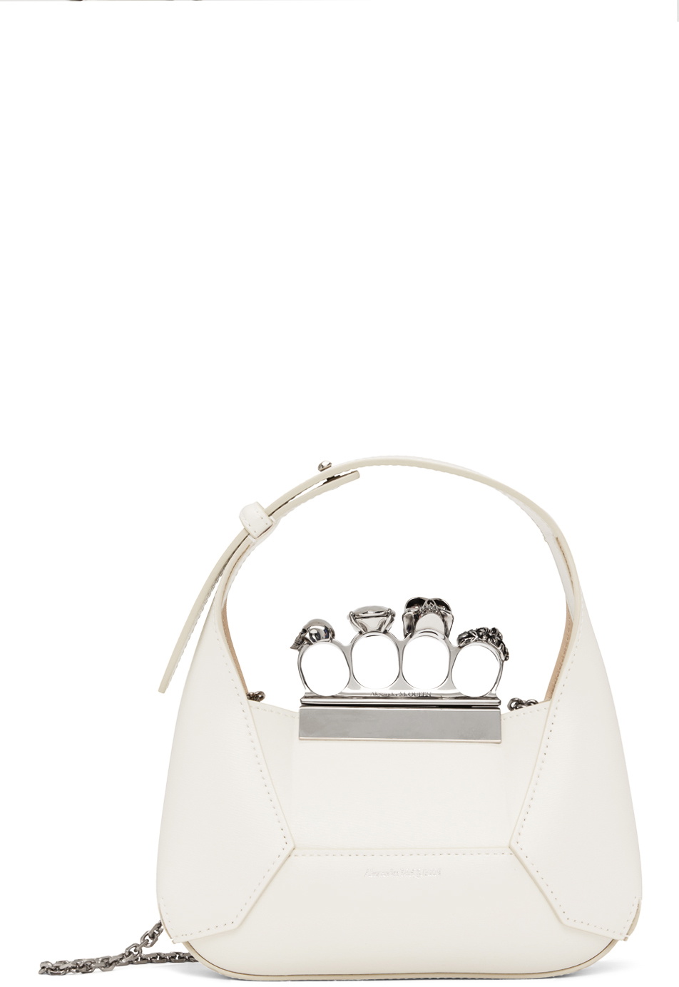 Alexander McQueen Off-White Mini 'The Jewelled' Shoulder Bag Alexander ...