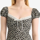 House Of Sunny Women's Ditsy Daisy Mini Dress in Multi