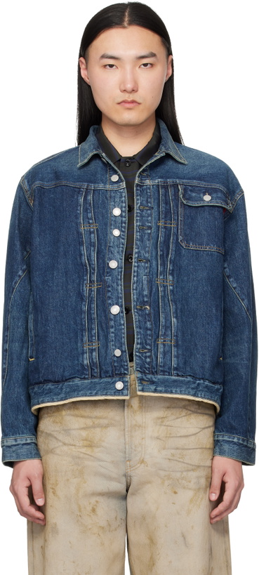 Photo: UNDERCOVER Navy UC1F4204-1 Denim Jacket
