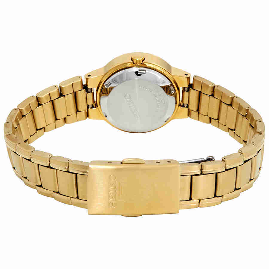 Seiko Series 5 Automatic Gold Dial Ladies Watch SYME58