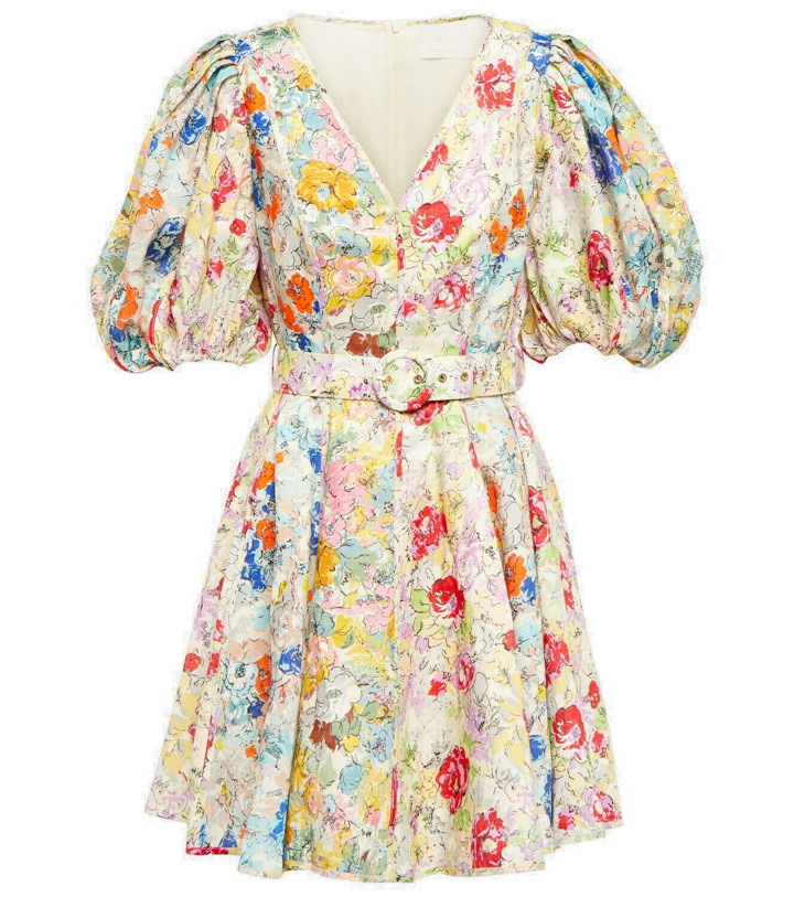 Photo: Zimmermann - Clover floral linen minidress