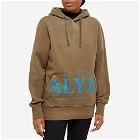 1017 ALYX 9SM Women's 2X Logo Hoody in Brown