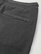 Stone Island - Slim-Fit Tapered Logo-Appliquéd Cotton-Jersey Sweatpants - Gray