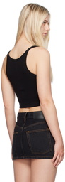 WARDROBE.NYC Black Ribbed Tank Top