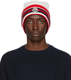 Moncler Off-White Knit Beanie