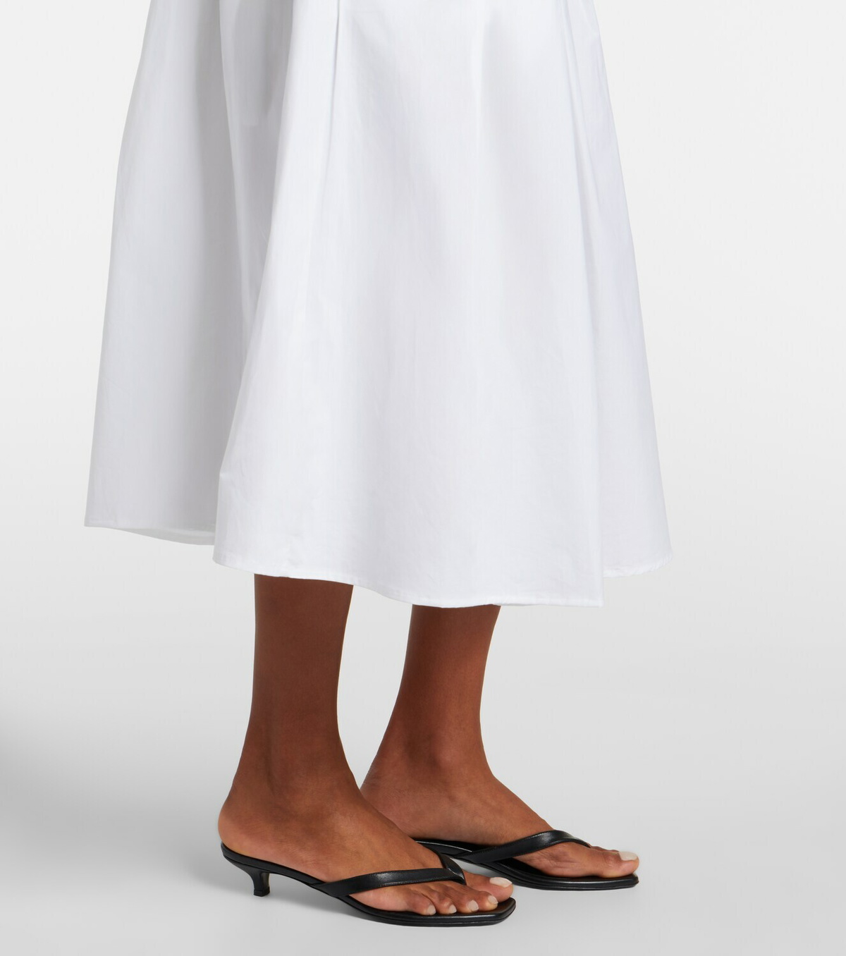 Proenza Schouler White Label Nessa cotton-blend maxi skirt