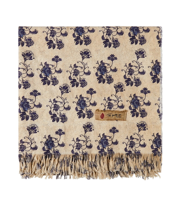 Photo: The House of Lyria Sharpei floral cotton and linen throw