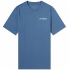 Adidas Men's TX MTN 2.0 T-Shirt in Wonder Steel