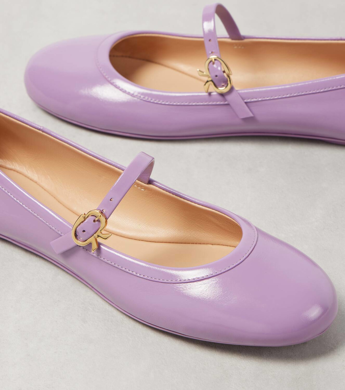 Gianvito Rossi Carla patent leather Mary Jane flats Gianvito Rossi