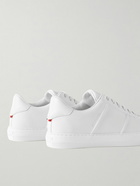 Moncler - Neue York Logo-Appliquéd Leather Sneakers - White