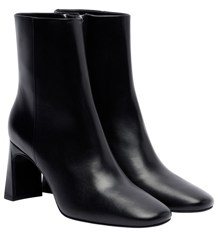 Photo: Souliers Martinez Karol 80 leather ankle boots