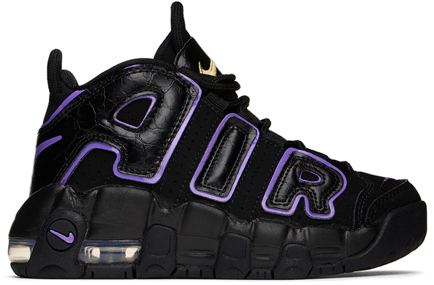 childrens black nike trainers