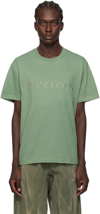 Photo: JW Anderson Green Embroidered T-Shirt